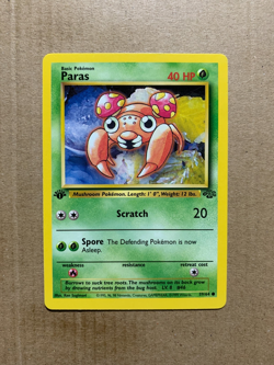 1st Edition Paras 59/64 Jungle Set - Common Pokemon Card - NM/Mint - Image 1
