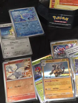 OPEN WITH HOLOS AND BULK Pokemon TCG Tyranitar V Tin Card Game - Image 3