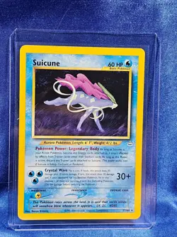 Suicune 27/64 Neo Revelation Pokemon Card Regular Rare Lightly Played LP - - Image 1