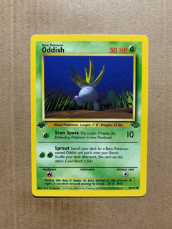 1st Edition Oddish 58/64 Jungle Set - Common Pokemon Card - NM/Mint - Image 1