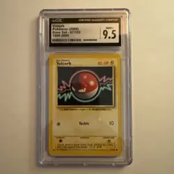 1999 Pokemon Card Voltorb (Voltorbe) 67/102 Base Set Unlimited PSA 9 - Image 1