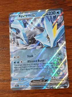 Kyurem ex 028/086 Black Bolt & White Flare Double Rare Holo Pokemon TCG NM/M - Image 2