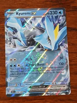 Kyurem ex 028/086 Black Bolt & White Flare Double Rare Holo Pokemon TCG NM/M - Image 3