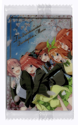 The Quintessential Quintuplets Movie Wafer Sealed 19 - Image 1