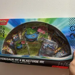 Pokemon TCG Venusaur EX and Blastoise EX Premium Collection - GameStop Exclusive - Image 1