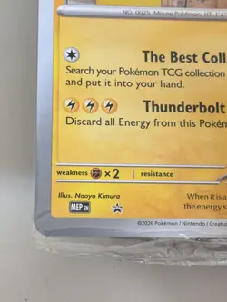 Pikachu At The Museum, Pokemon X Natural History Museum Jumbo Promo Card NEW GSP - Image 5