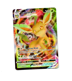 Pokemon Evolving Skies LEAFEON VMAX 008/203 Ultra Rare Holo Card MINT-NM - Image 1