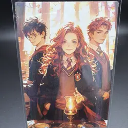 Harry Potter, Ron & Hermione Anime Waifu Card Doujin ACG Goddess Holo - Image 1