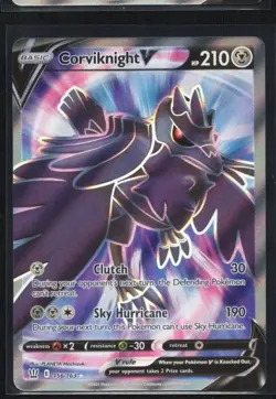 Corviknight V (Full Art) 156/163 SWSH: Battle Styles | NM Pokemon Card - Image 1