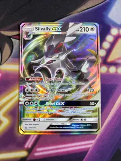 Silvally GX - 116/156 - Pokemon Ultra Prism Sun & Moon Ultra Rare Card NM - Image 1