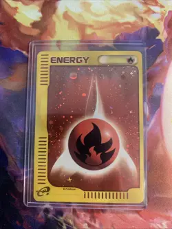 Fire Energy McDonald's Promo 2002 Holo Rare e Series Japanese Pokemon Card - Image 1