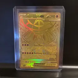 Pokemon Mega Zygarde EX Gold Secret Rare Full Art Foil Card Me03 124/088 - Image 1