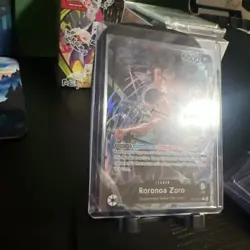 OP12-020 Roronoa Zoro (Alt Art Leader) ONE PIECE Card TCG NM English - Image 2
