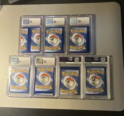 Lot Of 7 Pokemon Miscut Cards Graded Psa Cgc Rare Custom Listing Captaism_0 - Image 2