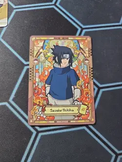 Sasuke Uchiha NRSA01-SP-002L5 Naruto Kayou Heavens Scroll English Card NM - Image 1