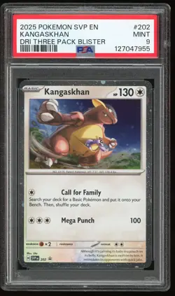 PSA 9 MINT Kangaskhan Holo Promo S&V Destined Rivals SVP 202 Pokemon Card TCG - Image 1