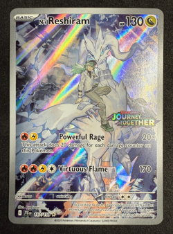 N's Reshiram IR Stamped Box Topper Journey Together 167/159 Pokemon Card NM/MT - Image 1