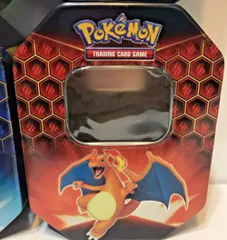 Lot of 5 Empty Pokemon Collector Tins for Card Storage No Cards Included 1995 - Image 3
