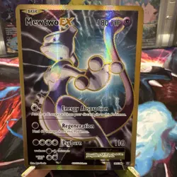 Pokemon Mewtwo-EX Full Art Ultra Rare Evolutions 103/108 Holo Card - Image 1
