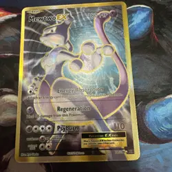 Pokemon Mewtwo-EX Full Art Ultra Rare Evolutions 103/108 Holo Card - Image 3