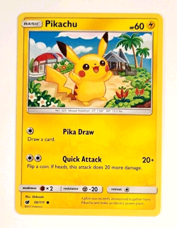 Pikachu - 30/111 - Near Mint - SM Crimson Invasion - Pokemon Card_75 - Image 1