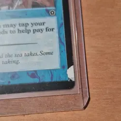 Magic: The Gathering Piracy Sorcery Blue Card 1998 Brad Williams Art - Image 3