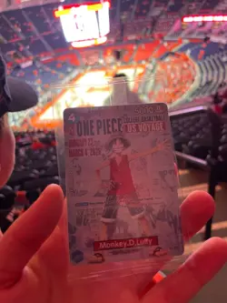 🔥🏀One Piece Monkey.D.Luffy US College Basketball Promo Card *SEALED*🔥🏀 - Image 1