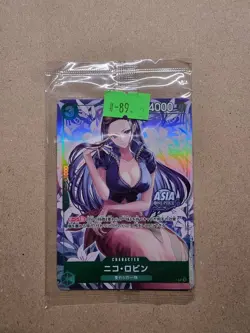 One Piece Card Game Nico Robin Alt Art Holo ASIA Exclusive Sealed - Image 1