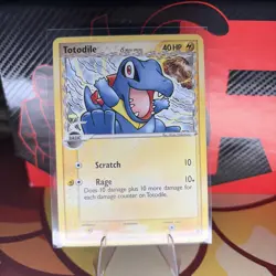 Pokemon TCG Totodile 67/101 EX Delta Species Moderately Played Card English - Image 1