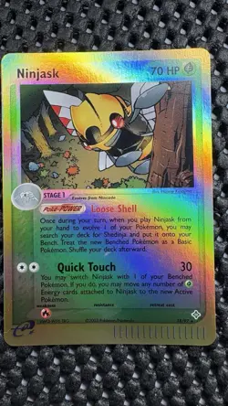Ninjask 18/97 Dragon Rev. Holo. All My Cards Listed, All Are Insp, & Cleaned. - Image 2