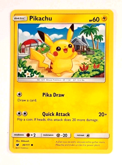 Pikachu - 30/111 - Near Mint - SM Crimson Invasion - Pokemon Card_78 - Image 1