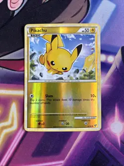 Pikachu - 61/90 - Reverse Holo, Undaunted - Pokemon Card - LP - Image 1