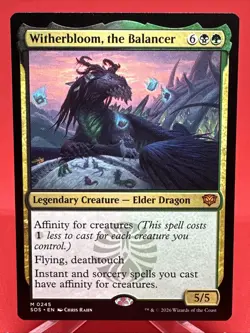 MTG Witherbloom, the Balancer Secrets of Strixhaven 0245 Regular Mythic NM Mint - Image 1