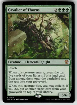 Cavalier of Thorns Mythic Commander: Lorwyn Eclipsed 100 MTG Near Mint - Image 1