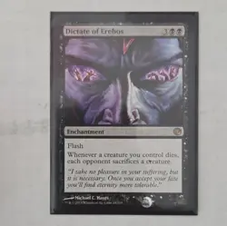 Wizards of the Coast Dictate of Erebos Journey into Nyx Regular Rare Black #65 - Image 1