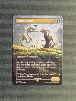 Compy Swarm Borderless R 0009 Jurassic World Collection REX MTG NM+ - Image 1