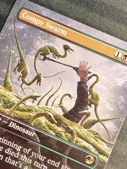 Compy Swarm Borderless R 0009 Jurassic World Collection REX MTG NM+ - Image 4