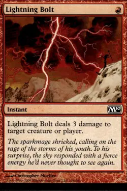 MTG Magic 2010 (M10) #146 Lightning Bolt - Lightly played - Image 1