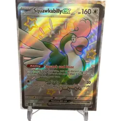 Pokemon Squawkabilly EX 223/091 Paldean Fates Shiny Ultra Rare English TCG NM - Image 1