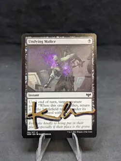 Undying Malice | MTG Magic Innistrad Crimson Vow | Artist Signed | LP | A - Image 1