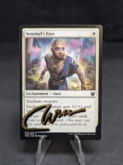 Sentinel's Eyes | MTG Magic Theros Beyond Death | Artist Signed | NM | C - Image 1