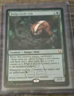 Badgermole Cub 0167 - Mythic Rare - MTG Magic Avatar The Last Airbender - Image 1