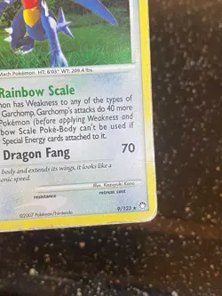 Pokemon TCG - Garchomp 9/123 - D&P Mysterious Treasures (2007) - Holo Rare - HP - Image 4