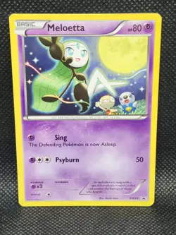 Pokemon Meloetta Black Star Promo BW68 Played Condition - Image 1