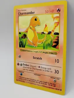 Charmander 46/102 Base Set 1999 WOTC Pokemon Card LP Vintage - Image 4