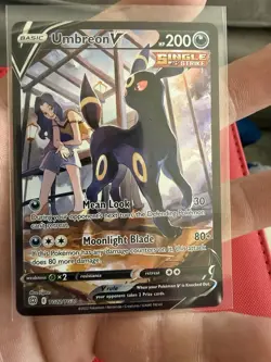 Pokemon Umbreon V TG22/TG30 Brilliant Stars Trainer Gallery Ultra Rare Holo - Image 1