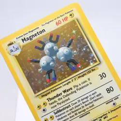 Pokemon TCG - Magneton 9/102 Base Set Holo Rare WOTC - NM - Image 1