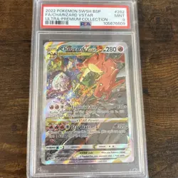 PSA 9 - 2022 POKEMON SWSH BLACK STAR PROMO 262 FULL ART/CHARIZARD VSTAR - Image 1
