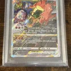 PSA 9 - 2022 POKEMON SWSH BLACK STAR PROMO 262 FULL ART/CHARIZARD VSTAR - Image 3