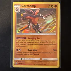 Pokemon Garchomp TCG Sun Moon Unified Minds Holo Card 114/236 - Image 1